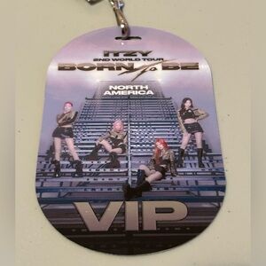 NEW! ITZY 2nd World Tour “Born To Be” OFFICIAL Tour VIP Laminate And Lanyard Set